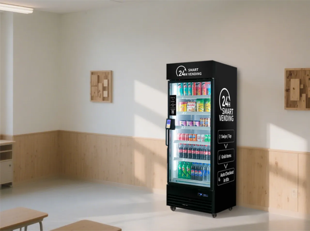 AI Vending Pro in a cafeteria
