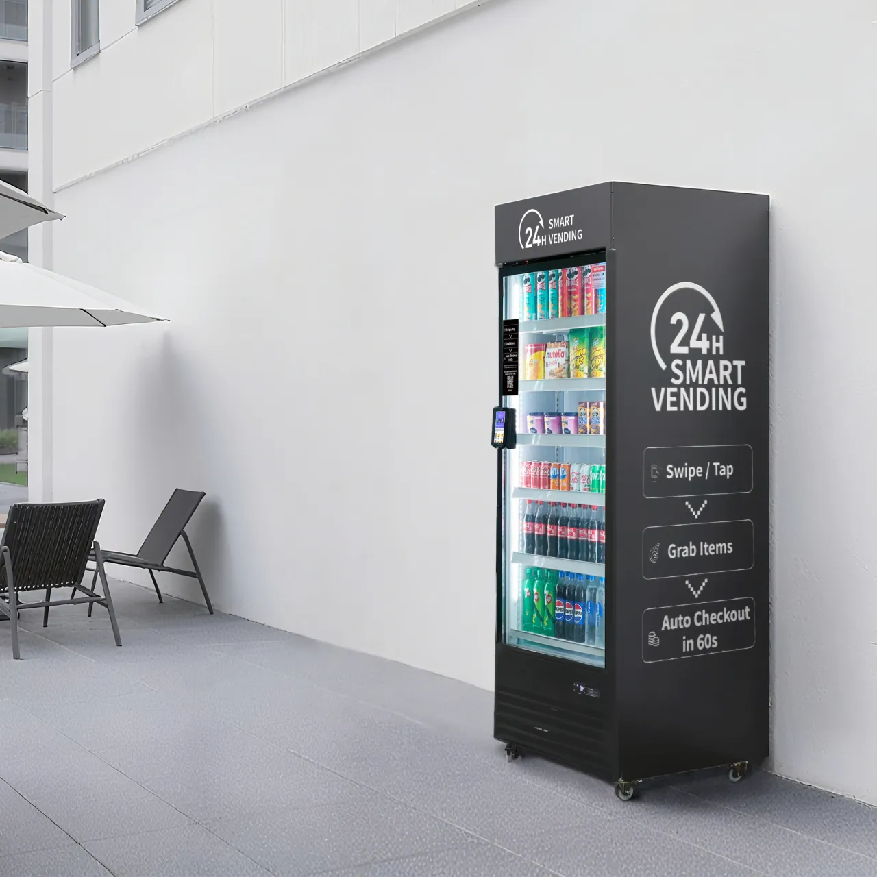 AI Vending Pro in a public-facing area