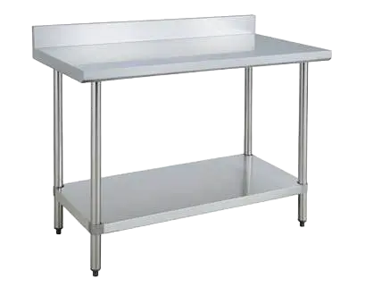 Work Table with Backsplash